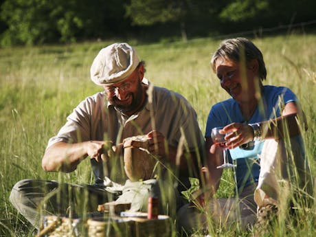 Rustpauze onderweg in de Dordogne