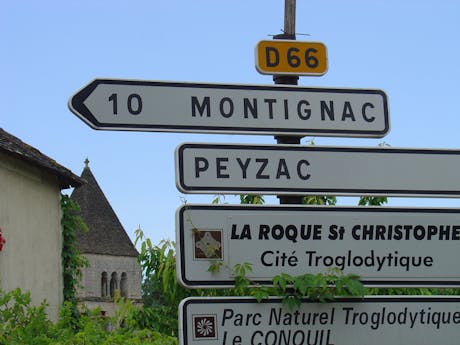 Bewegwijzering Dordogne