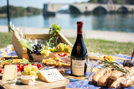 Wijn en kaas in de Provence