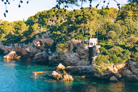 Wandelpad Cap d'Antibes Frankrijk