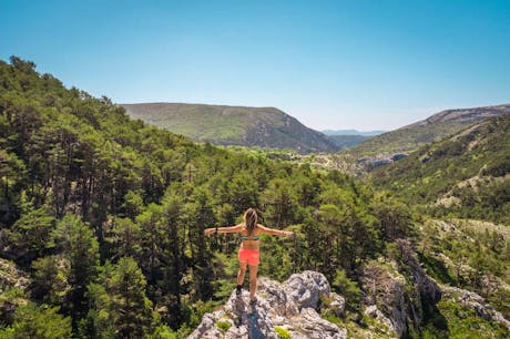 Wandelen bij Antibes Frankrijk