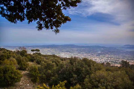 Uitzicht over de Côte d'Azur Frankrijk
