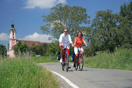 Bodensee fietsers onderweg