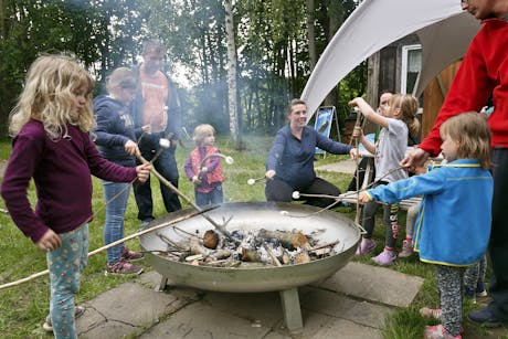 camping KNAUS Walkenried kampvuur