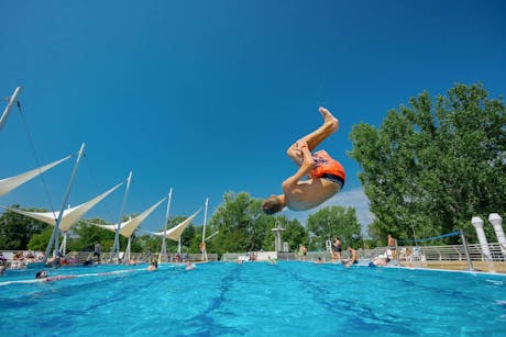Camping Balatontourist Fured zwembad