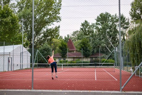 Camping Balatontourist Fured tennisbaan