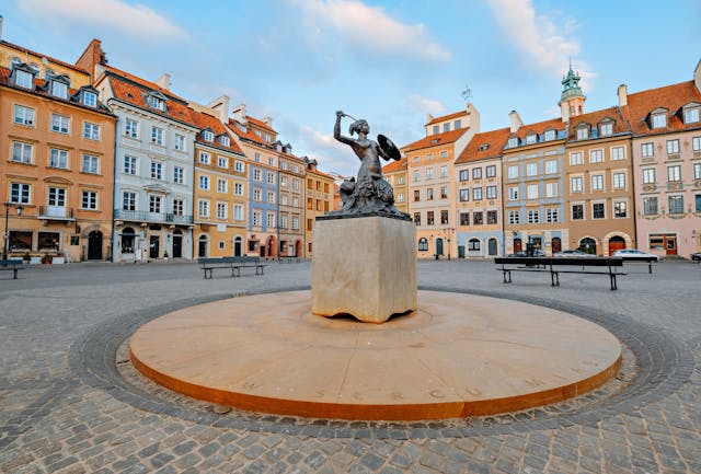 Warschau Polen centrale marktplein