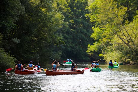 Camping val de Bonnal - kanoen