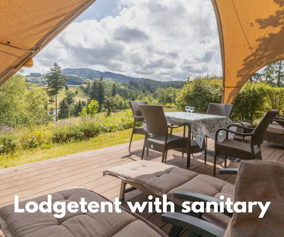 Tile Lodgetent with sanitary