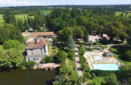 Camping Chateau le Verdoyer - overzicht 