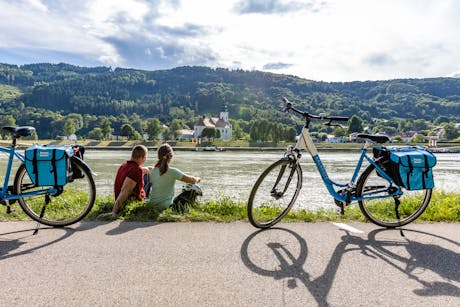 Fietsers Donauradweg ©Donau Touristik 