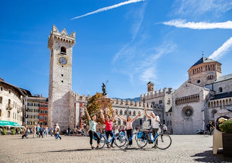 Etsch Radweg Rovereto stad © Donau Touristik