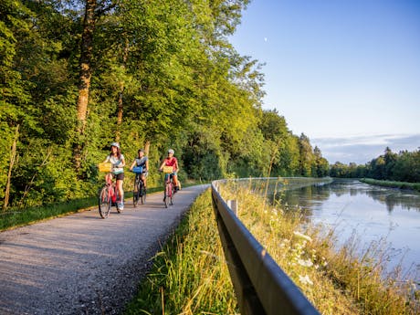 München merengebied Isar Radweg Eurobike