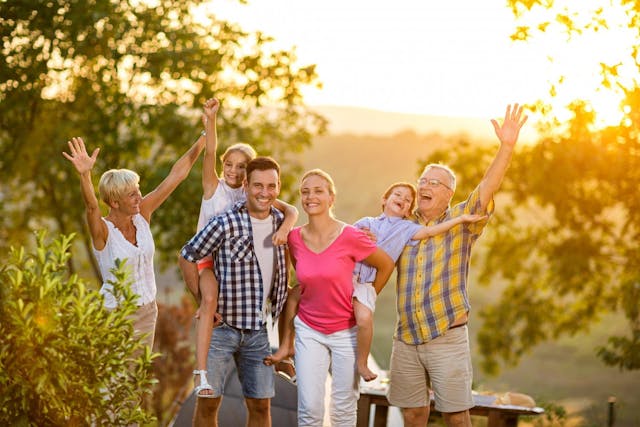 stockbeeld familie