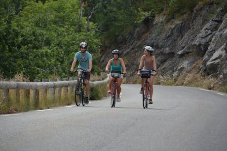 Fietsers onderweg in de Verdon Walkinn